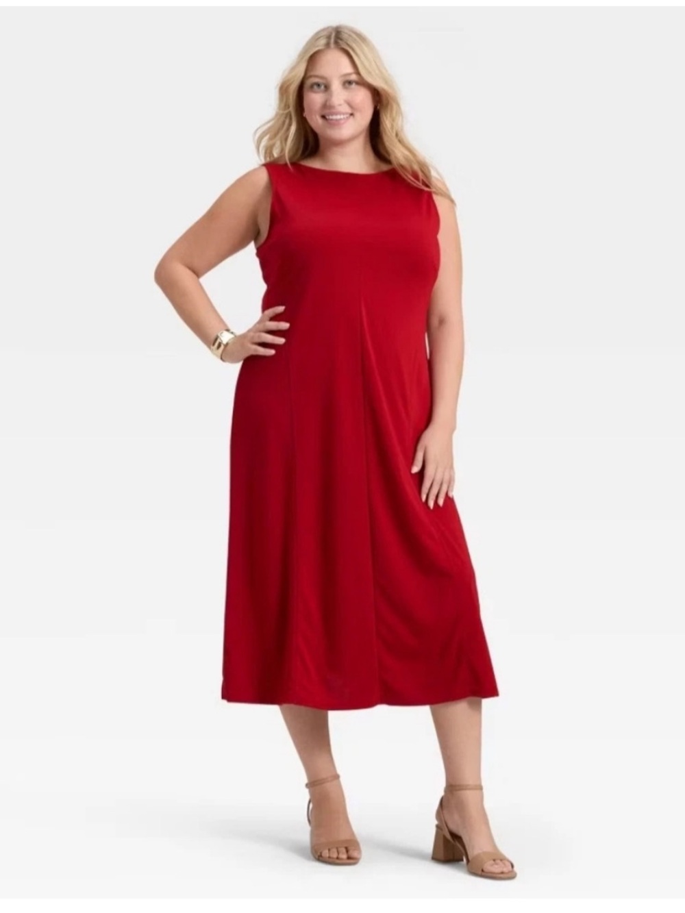 NWT A New Day Midi Dress- XL - Picture 1 of 7
